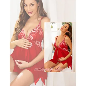 Avidlove Women's Stunning Red Lingerie for Valentine Gifts