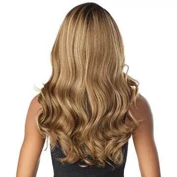 Sensationnel What lace 13x6 Wigs - zelena lacefrontal hand tied glueless synthetic with natural density preplucked hairline (1B OFFBLACK)