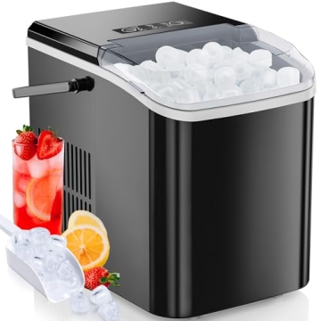 Self-Cleaning Sweetcrispy Ice Maker - Fast & Portable