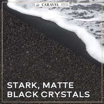 Hawaiian Black Lava Sea Salt - All-Natural Unrefined Hawaiian Sea Salt Infused with Activated Charcoal - Gorgeous Finishing Salt - No Gluten, No MSG, Non-GMO - 4 oz. Stackable Jar