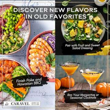 Hawaiian Black Lava Sea Salt - All-Natural Unrefined Hawaiian Sea Salt Infused with Activated Charcoal - Gorgeous Finishing Salt - No Gluten, No MSG, Non-GMO - 4 oz. Stackable Jar