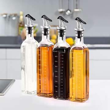 Showvigor Olive Oil Dispenser Set - Stylish & Functional