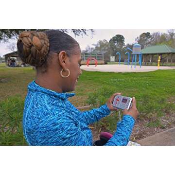 Daily Meditation ESV Dramatized Audio Bible Player - English Standard Version Electronic Talking Bible with Charger and Earphone, Portable to Listen at Anywhere Anytime