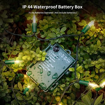 WATERGLIDE 50 LED Outdoor Christmas Lights for Every Occasion