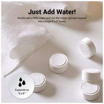 Compressed Magic Towels: Eco-Friendly and Travel Ready