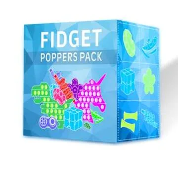 MOZACI Fidget Toys, 120 Pack Fidgets Set Stocking Stuffers for Kids Party Favors Autism Sensory Toy Bulk Adults Kids Boys Girls Teens Stress Autistic ADHD Anxiety Carnival Treasure Classroom Prizes