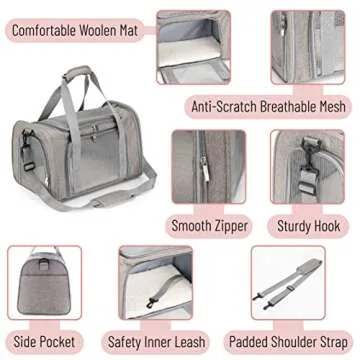 Mr. Pen Pet Carrier - Durable & Comfortable Soft Travel Solution