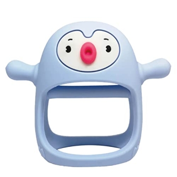 Smily Mia Penguin Buddy Silicone Teething Toy for Infants