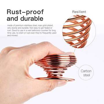 3 Pack Makeup Blender Holder, Teenitor Beauty Sponge Air Drying Stand Storage Powder Puff Display Stand