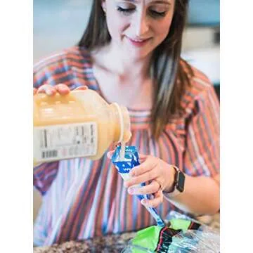 Simple Modern Reusable Baby Food Pouches for Toddlers | BPA Free Plastic, Food Safe, Freezer Safe | Refillable for Applesauce Yogurt & Puree Squeeze Pouch | 10 pack | 5oz | Assorted