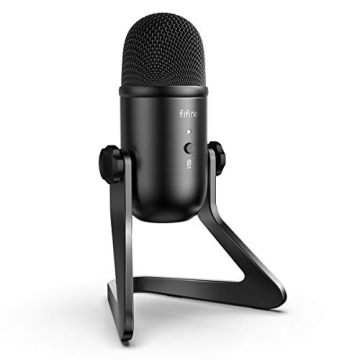 FIFINE USB Podcast Microphone for PC Mac Streaming