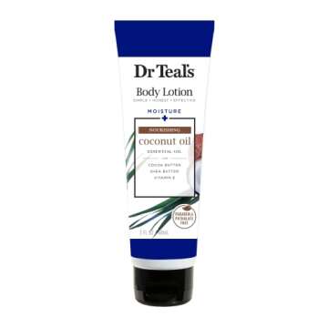 Dr Teal's Body Lotion Travel Size 3fl oz - Moisture + Nourishing Coconut Oil + Vitamin E