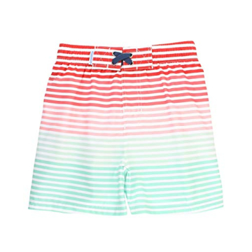 Stylish RUGGEDBUTTS Boys Stripe Swim Trunks for Summer Fun