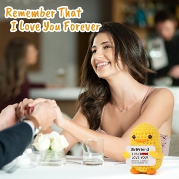 Handmade Crochet Duck Gift for All Occasions - I DCUK Love You