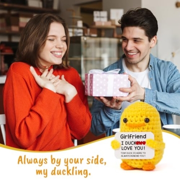 Handmade Crochet Duck Gift for All Occasions - I DCUK Love You