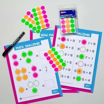 Avery Color-Coding Removable Labels - 315 Stickers in Neon Colors