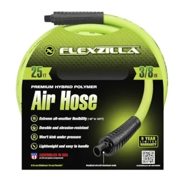 Flexzilla Air Hose - Lightweight, Durable, 25 ft & 3/8 in