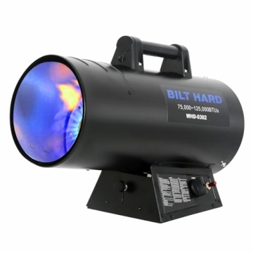 BILT HARD 125,000 BTU Forced Air Propane Heater for Garage and Jobsite