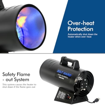 BILT HARD Propane Heater 125,000 BTU for Garage and Jobsite
