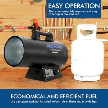 BILT HARD Propane Heater 125,000 BTU for Garage and Jobsite
