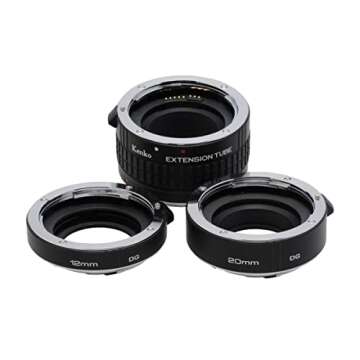 Kenko Auto Extension Tube Set DG for Canon EOS Lenses A-EXTUBEDG-C