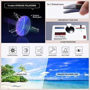 Trendy Tnnaiko Oversized Polarized Sunglasses with Protection