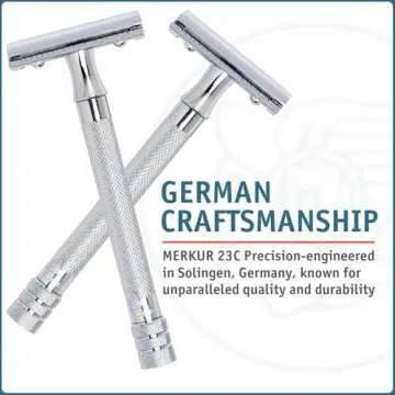 Merkur Long Handled Safety Razor for a Perfect Shave