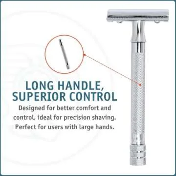 Merkur Long Handled Safety Razor for a Perfect Shave