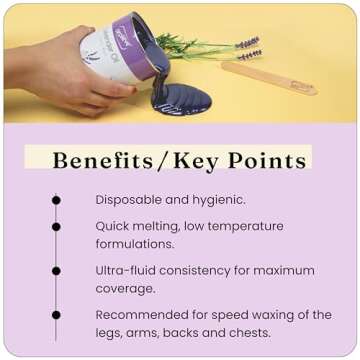 Depileve Hair Removal Wax - Pearl Rosin Full-Body Wax - Ideal for Dry, Flaking Skin - Soft and Gentle Waxing Pearls - Moisturizing Strip Wax - 14 oz