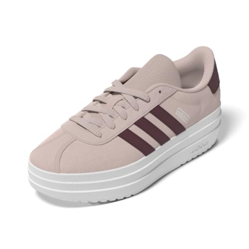 adidas VL Court Bold Sneaker - Unisex Little Kid Skate-Inspired Platform Shoes