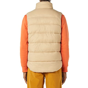 Amazon Essentials Men's Water-Resistant Sherpa Vest - Khaki Brown