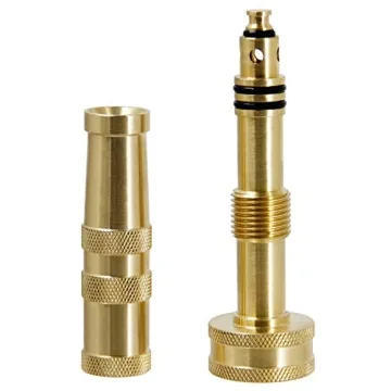 Twinkle Star Heavy-Duty Brass Adjustable Hose Nozzle 2 Pack