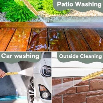 Twinkle Star Heavy-Duty Brass Adjustable Hose Nozzle 2 Pack