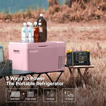 Buy BougeRV 23 Quart Portable Refrigerator - Compact and Efficient