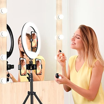 12" RGB Selfie Ring Light with Tripod Stand for Creators