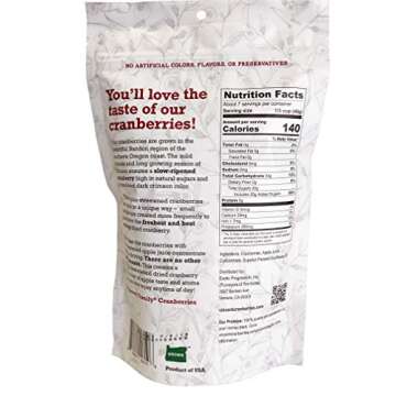 Vincent Family Dried Cranberries Infused With Unsweetened Apple Juice, 9.5 Oz