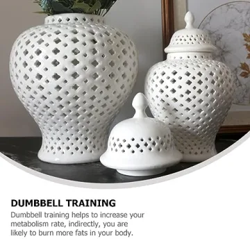 Elegant VOSAREA Pierced Ginger Jar for Stylish Decor