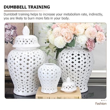 Elegant VOSAREA Pierced Ginger Jar for Stylish Decor