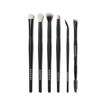Morphe Eye Stunners 6-Piece Makeup Brush Set with Case