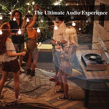 High Fidelity Belt Drive Turntable with Bluetooth