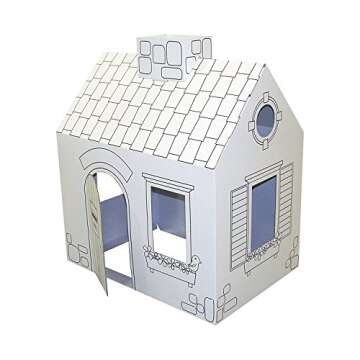FunDeco Playhouse, White
