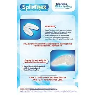 Pro Teeth Whitening Trays- 4 Pack - No BPA - Safe Clear Color - No Color Additive - Precision Fit Material- Fit Any Mouth Size - Custom Fit - Free carrying case included