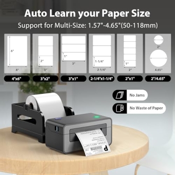 POLONO Thermal Label Printer for Quick Shipping Labels