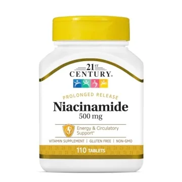 21st Century Niacinamide 500 mg Prolonged Release Tablets, 110 Count