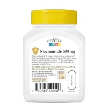 21st Century Niacinamide 500 mg for Restful Sleep