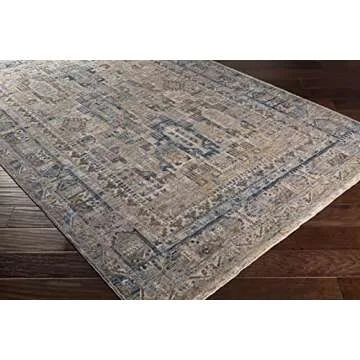 Hauteloom Mundesley Living Room, Bedroom Area Rug - Traditional - Beige, Brown, Blue - 12' x 15'