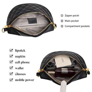 Eslcorri Trendy Small Crossbody Sling Bag for Women