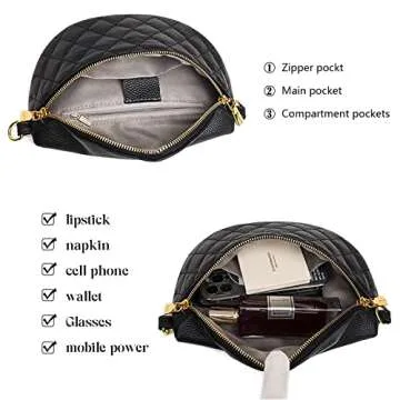 Eslcorri Trendy Small Crossbody Sling Bag for Women