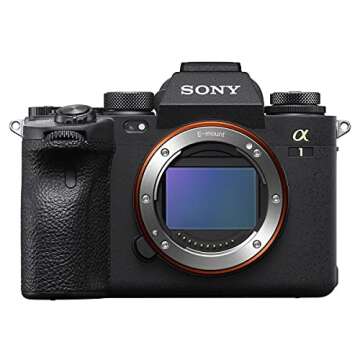 Sony Alpha 1 Full Frame Mirrorless Digital Camera Bundle with Backpack, 128GB SD Card, Extra Battery