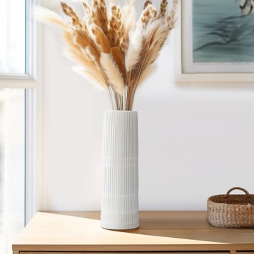 Elegant Sagebrook Home Ceramic 15" Cylinder Vase